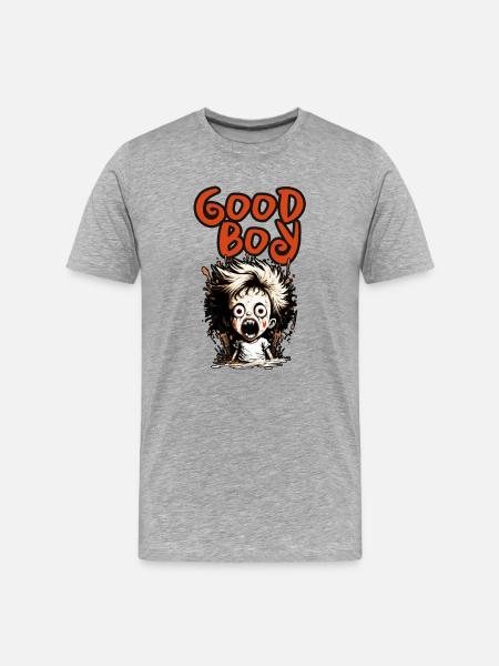Good Boy - Men's Premium Organic T-Shirt - heather grey