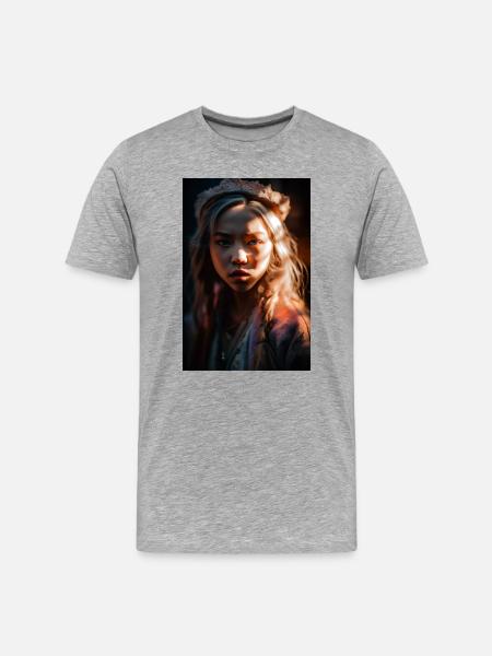 Valentyna - T-shirt bio Premium Homme - gris chiné