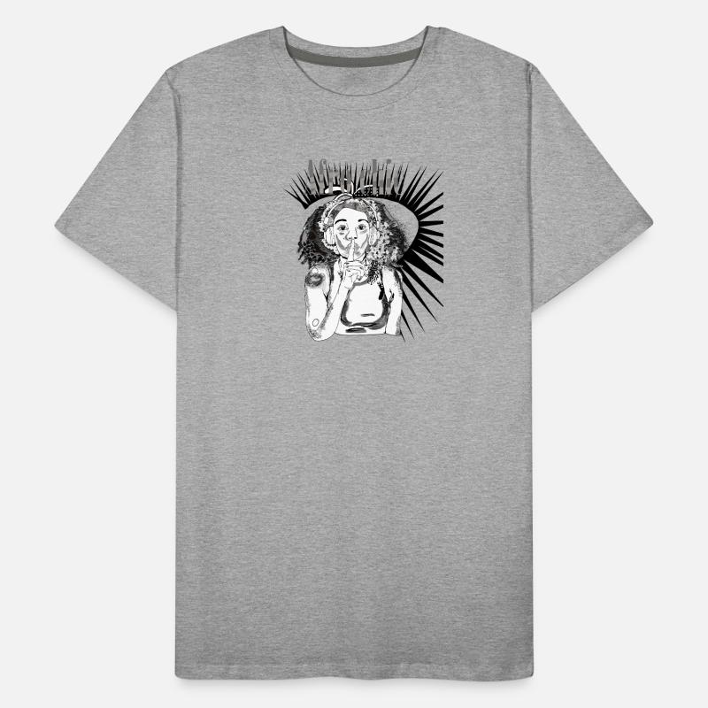 Afro-Chic-Vecter-Kunst Männer Premium Bio T-Shirt