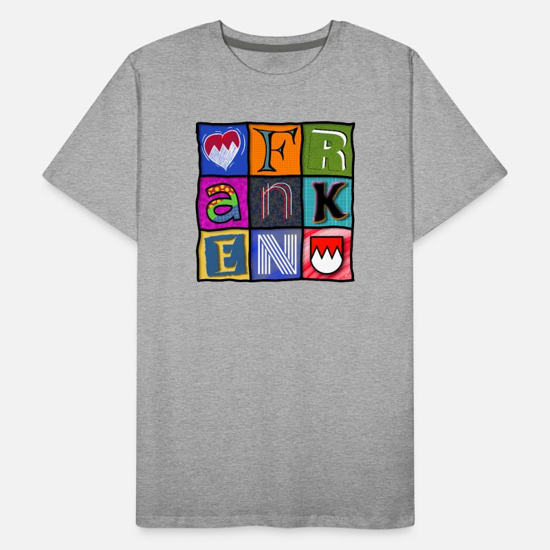 Franconia - Pop Art - Cool Men's Premium Organic T-Shirt