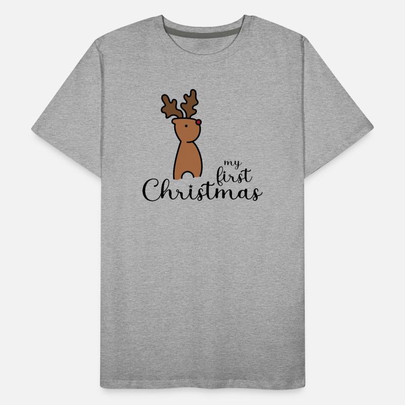 Mon premier design de Noël T-shirt bio Premium Homme