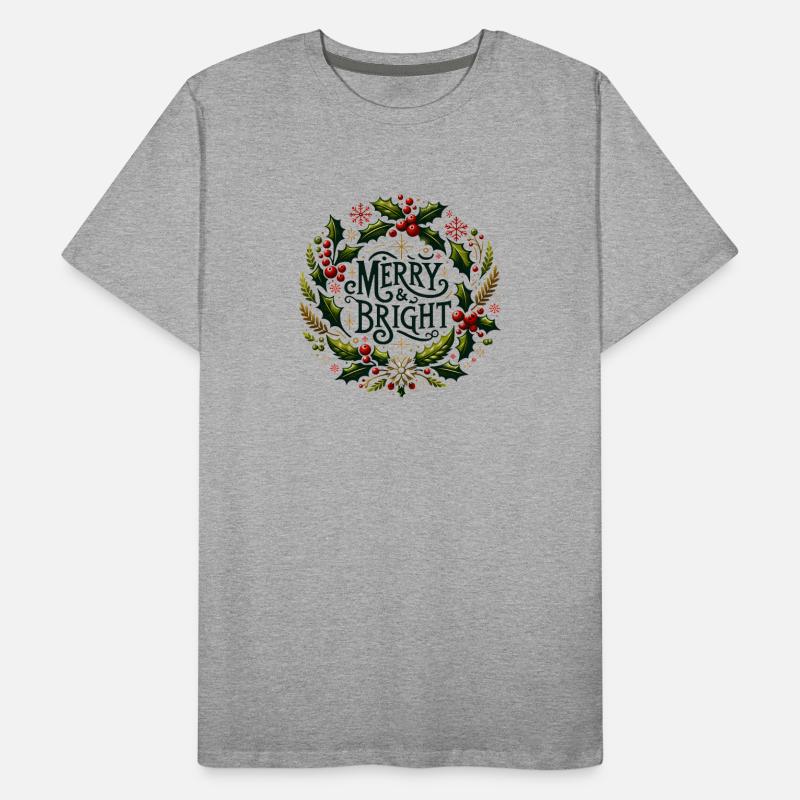 Merry & Bright Männer Premium Bio T-Shirt