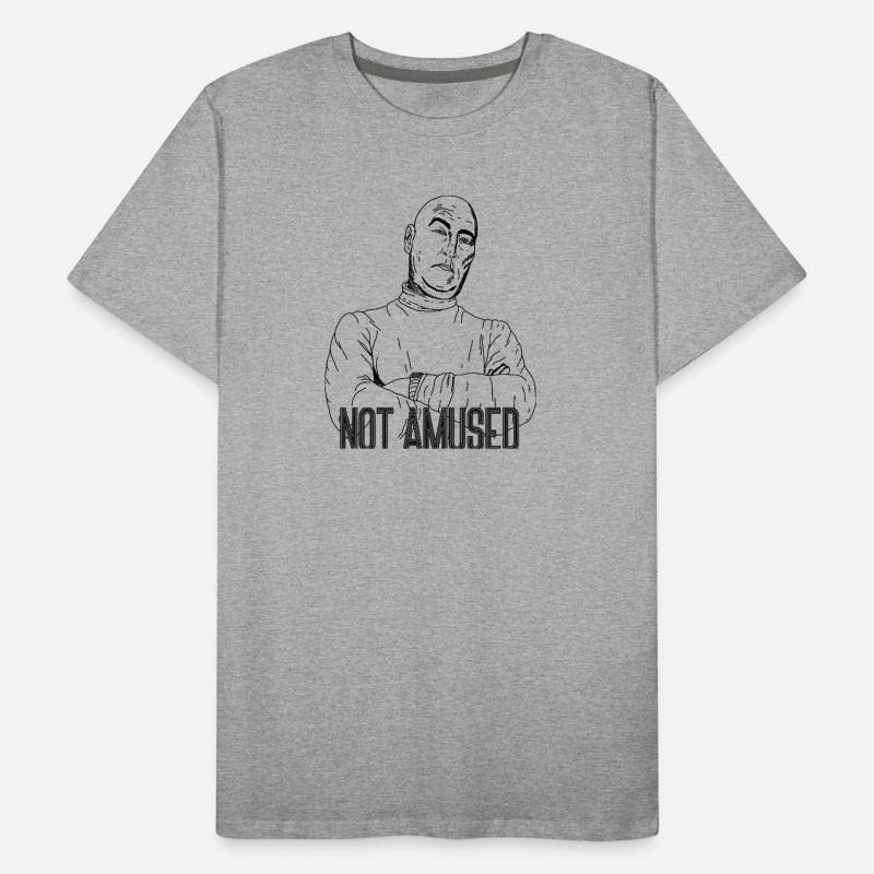 Pas amusé – Déclaration sarcastique T-shirt bio Premium Homme