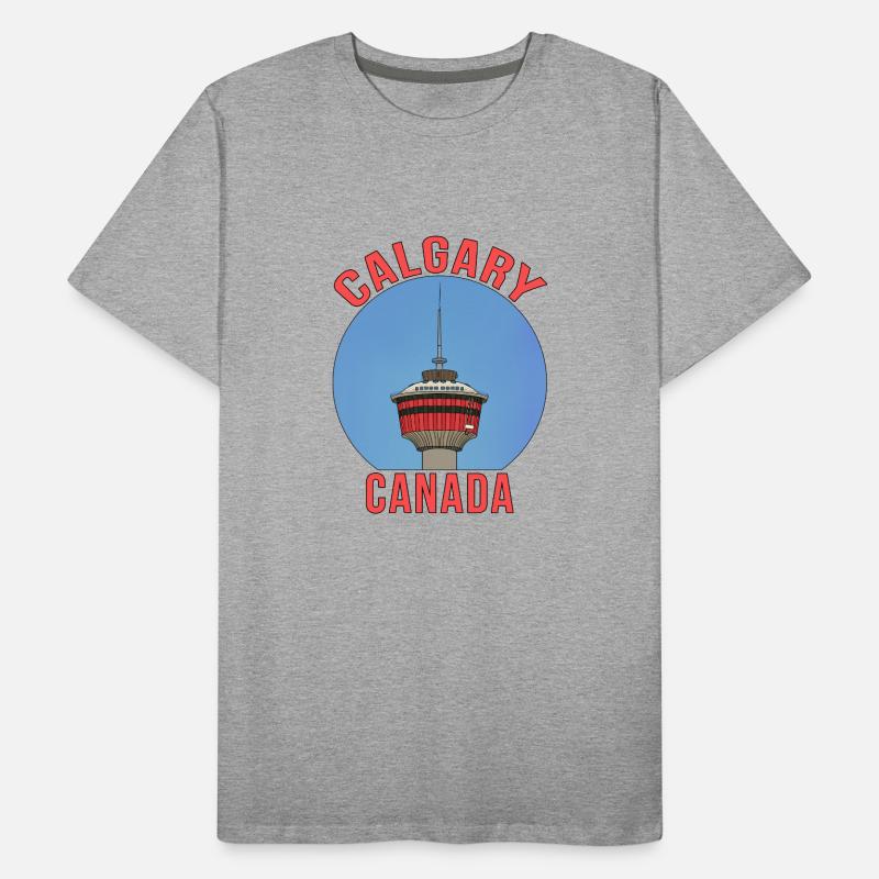 Calgary, Alberta, Canada T-shirt bio Premium Homme