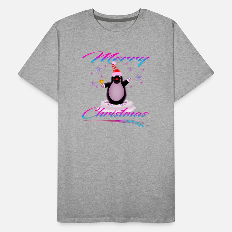 Maulwurf Merry Christmas Männer Premium Bio T-Shirt