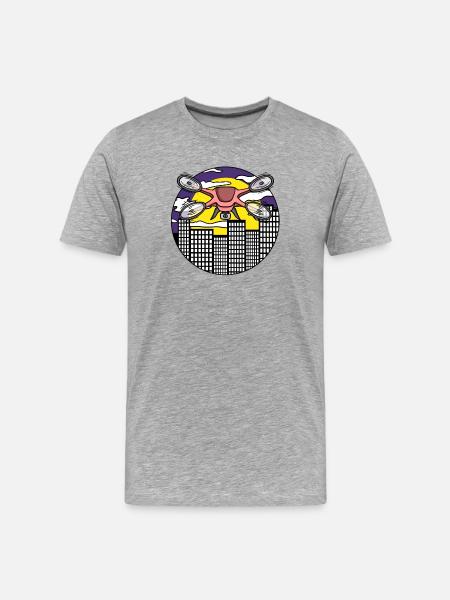 Drone Drone Drones - Men's Premium Organic T-Shirt - heather grey
