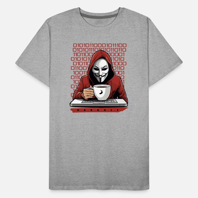 Anonymous Hacker Men's Premium Organic T-Shirt