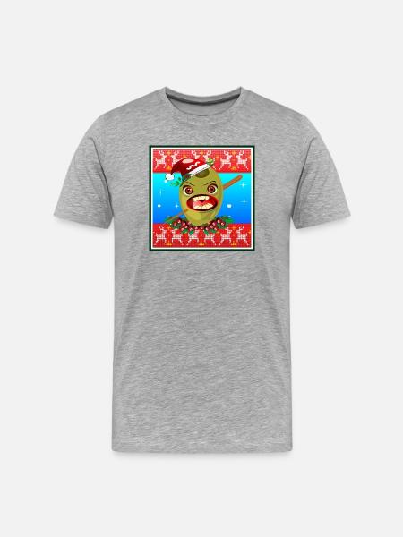 CHRISTMAS DARTS - DARTS - Men's Premium Organic T-Shirt - heather grey