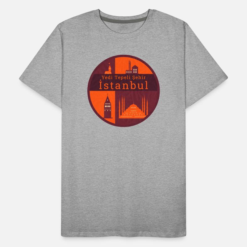 Monuments d’Istanbul T-shirt bio Premium Homme