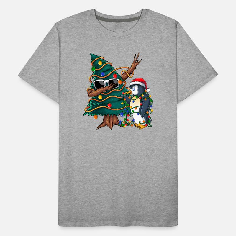 Dapping Tannenbaum -Dapping Weihnachtspullover Männer Premium Bio T-Shirt