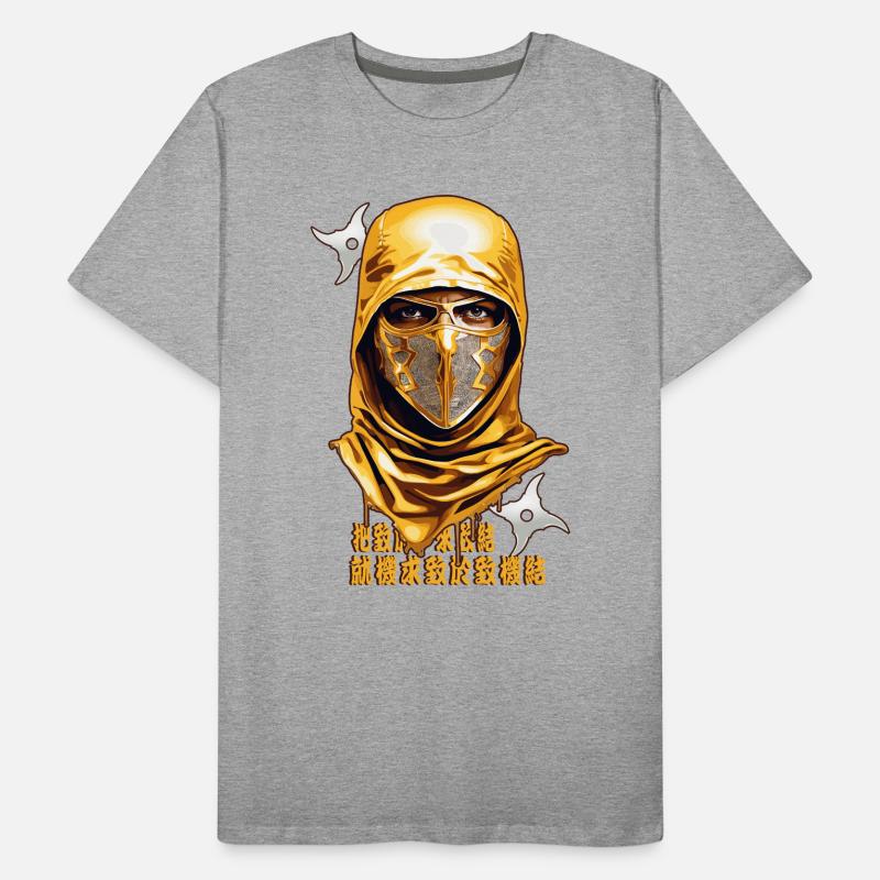 Samurai Krieger Männer Premium Bio T-Shirt