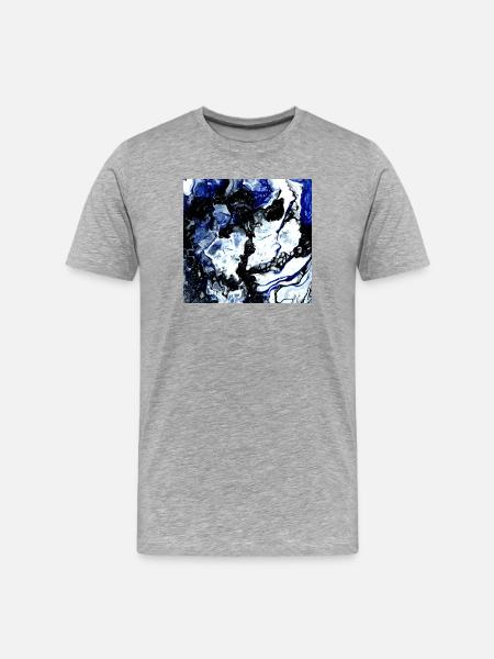 Unendlichkeit - Männer Premium Bio T-Shirt - Grau meliert