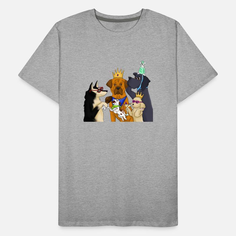 VIP DOGS Männer Premium Bio T-Shirt