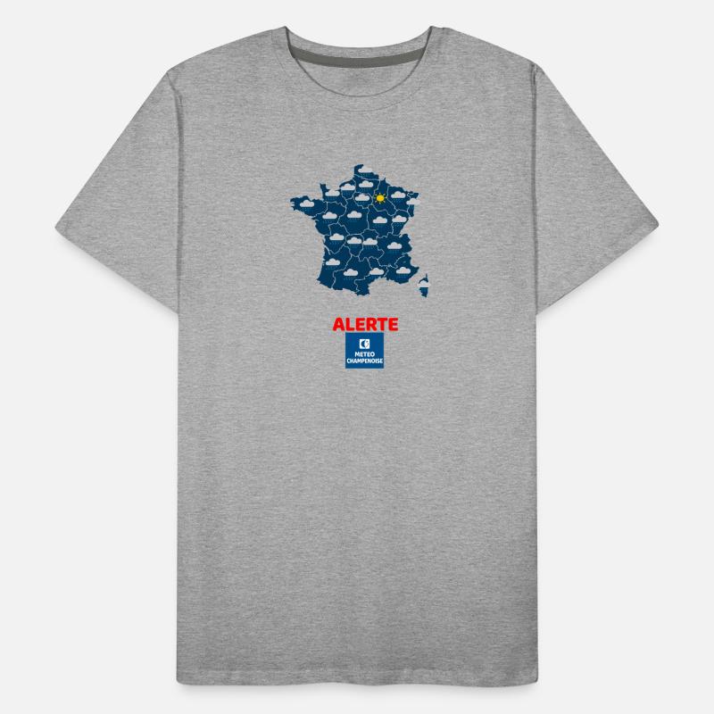Météo champenoise T-shirt bio Premium Homme
