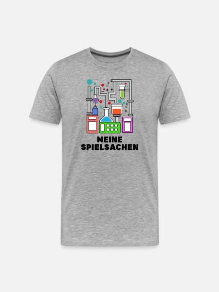 Karriere Statement Wissenschafter Job Beruf - Männer Premium Bio T-Shirt - Grau meliert