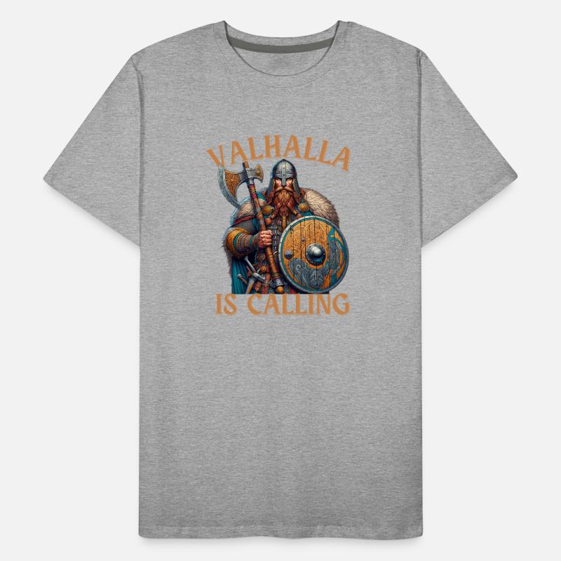 Valhalla is Calling Männer Premium Bio T-Shirt