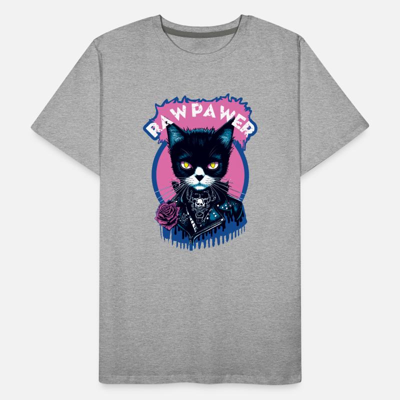 Chat Gothique T-shirt bio Premium Homme
