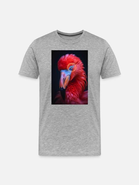 Tropical Animal - Men's Premium Organic T-Shirt - heather grey