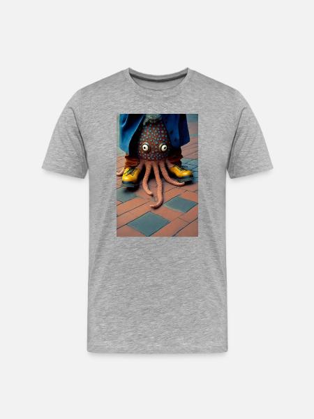 Anthropomorphic 07 - Men's Premium Organic T-Shirt - heather grey