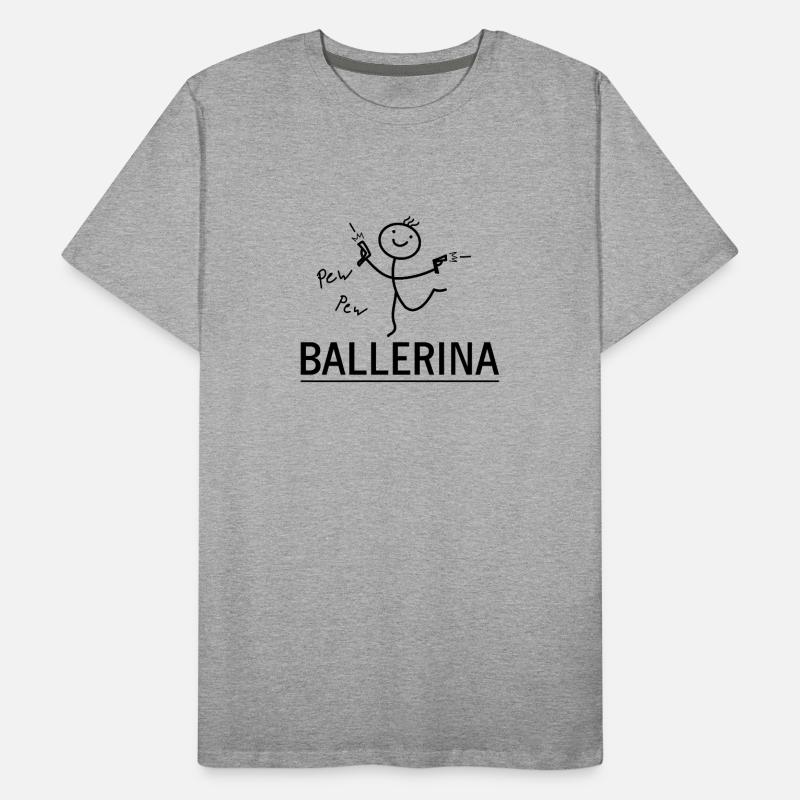 Ballerina Männer Premium Bio T-Shirt