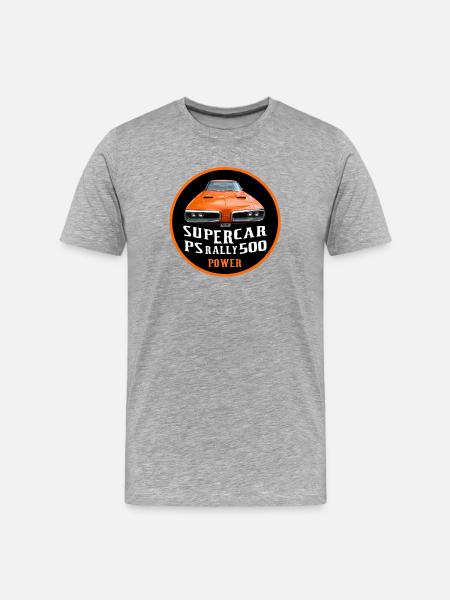 SUPERCAR - T-shirt bio Premium Homme - gris chiné