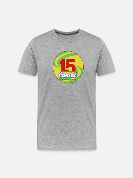 Cantal - Men's Premium Organic T-Shirt - heather grey