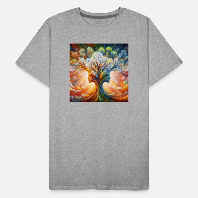 Baum des Lebens Männer Premium Bio T-Shirt