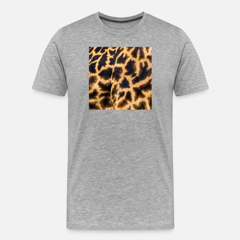 SAFARI - Männer Premium Bio T-Shirt - Grau meliert