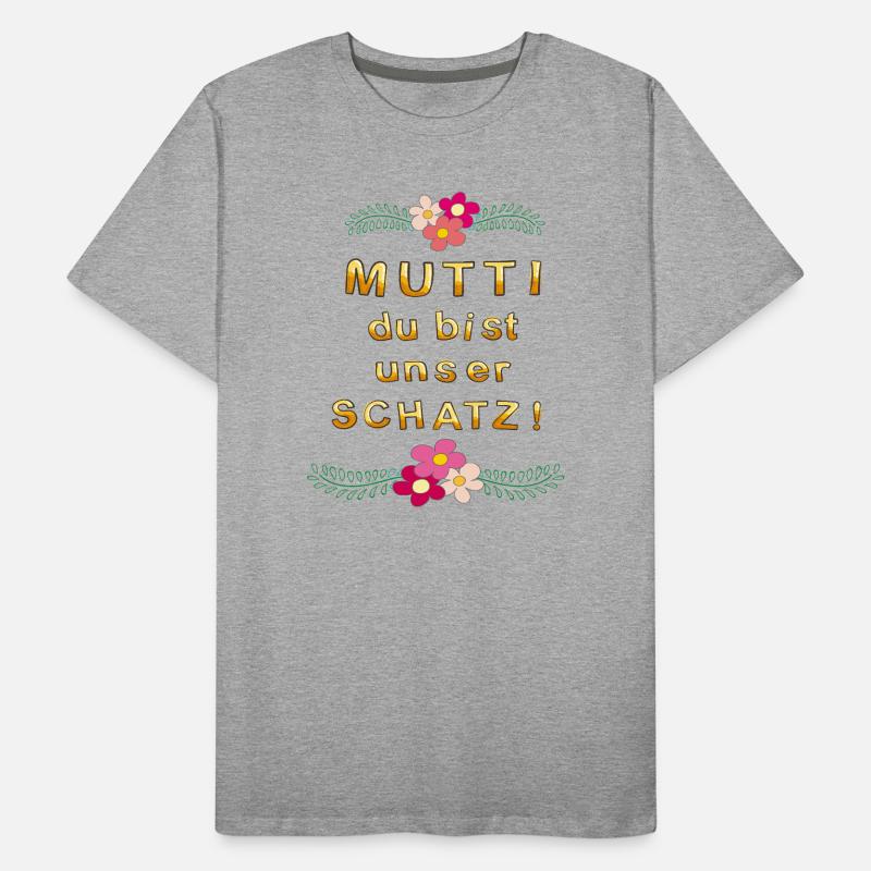 Mutti, Muttertag Männer Premium Bio T-Shirt