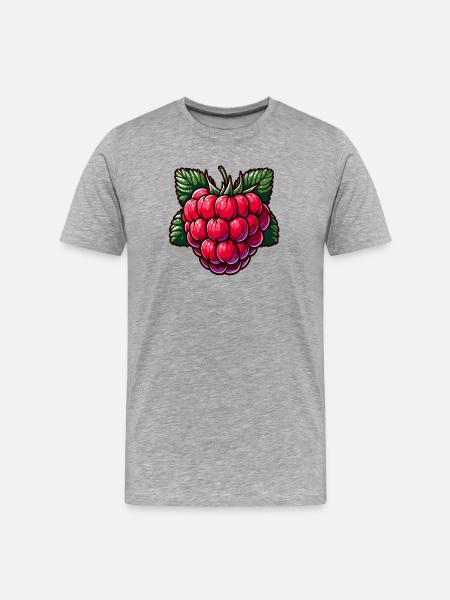 Framboise - T-shirt bio Premium Homme - gris chiné