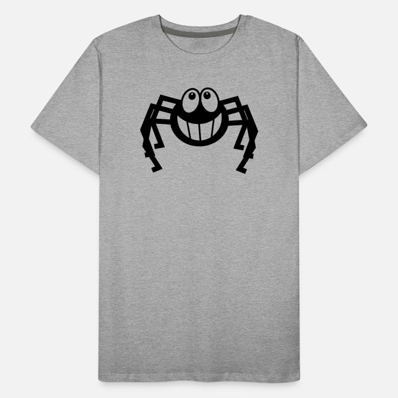 Spider laughing Men's Premium Organic T-Shirt