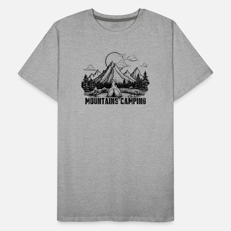 Mountain camping Men's Premium Organic T-Shirt