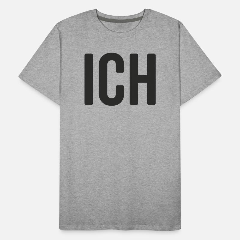 Ich Statement Design Männer Premium Bio T-Shirt