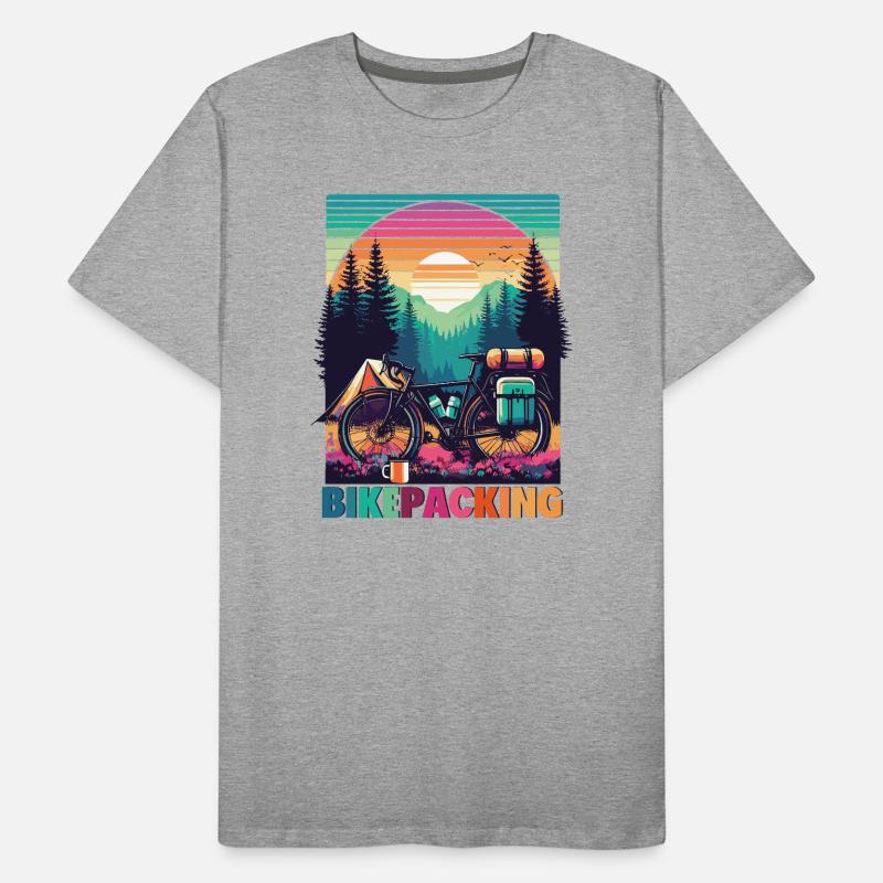 Expédition de gravier coloré T-shirt bio Premium Homme