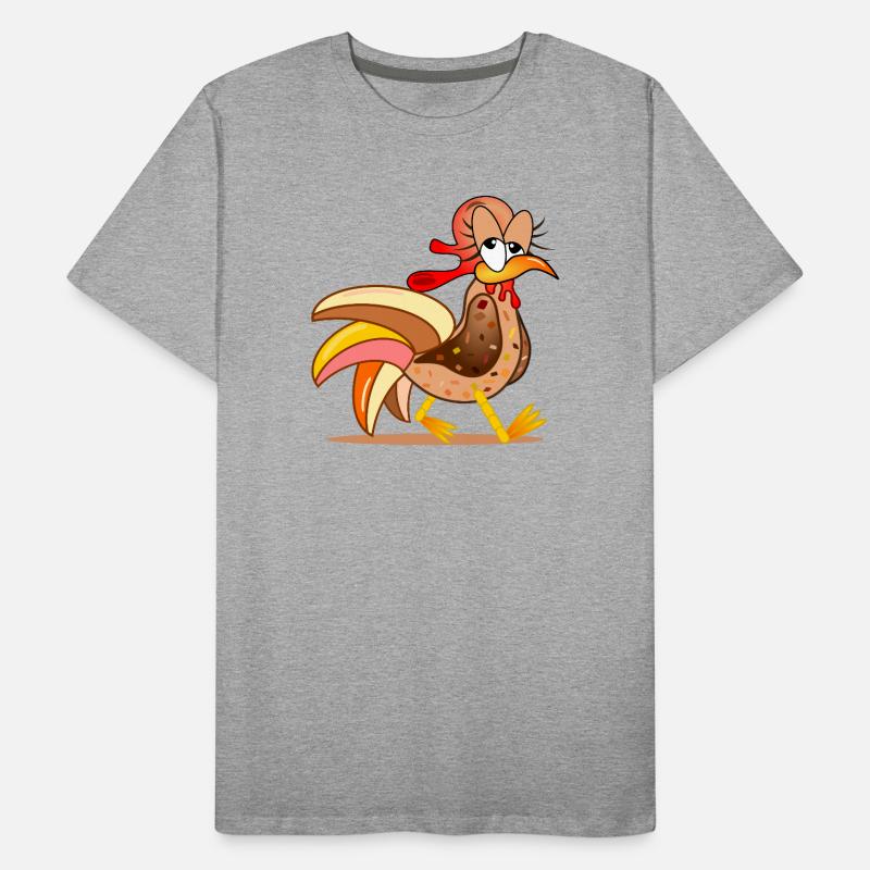 HÜHNERSTALL HÜHNER COMIC Männer Premium Bio T-Shirt