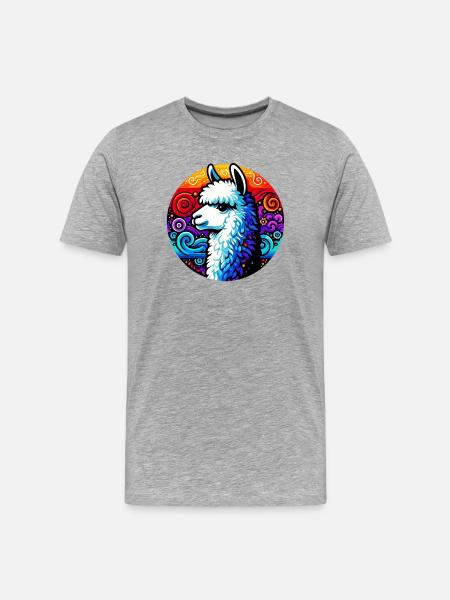 Alpaga - T-shirt bio Premium Homme - gris chiné