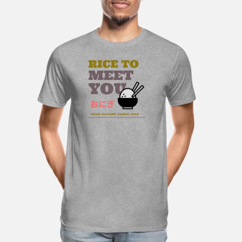 Du riz pour vous rencontrer T-shirt bio Premium Homme
