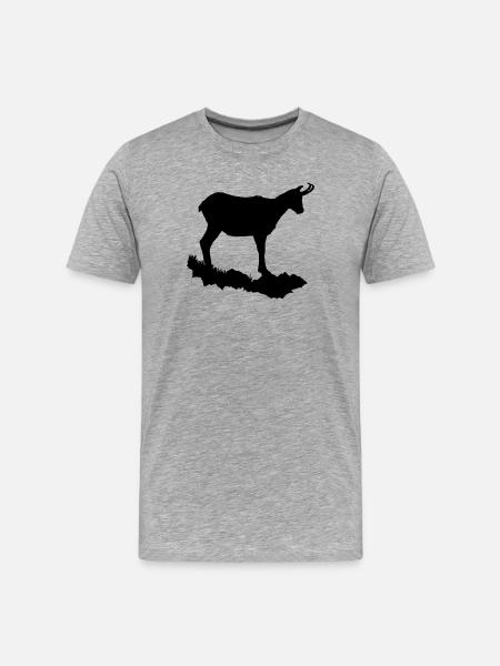 Chamois - Men's Premium Organic T-Shirt - heather grey