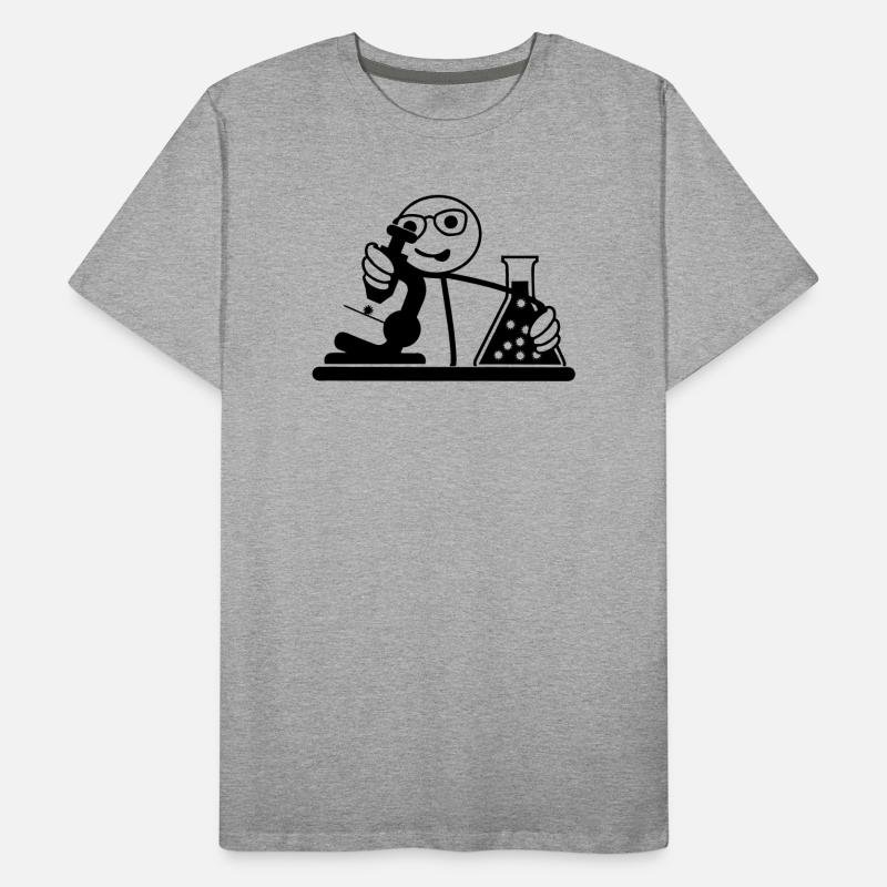 Wissenschaftler oder Biologe Männer Premium Bio T-Shirt