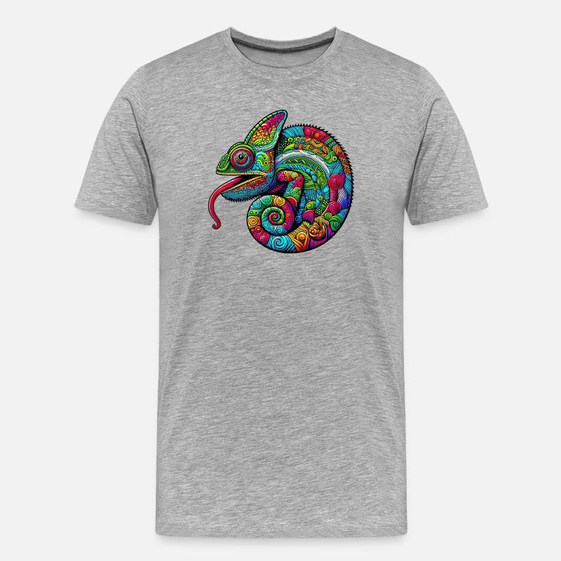 Caméléon - T-shirt bio Premium Homme - gris chiné