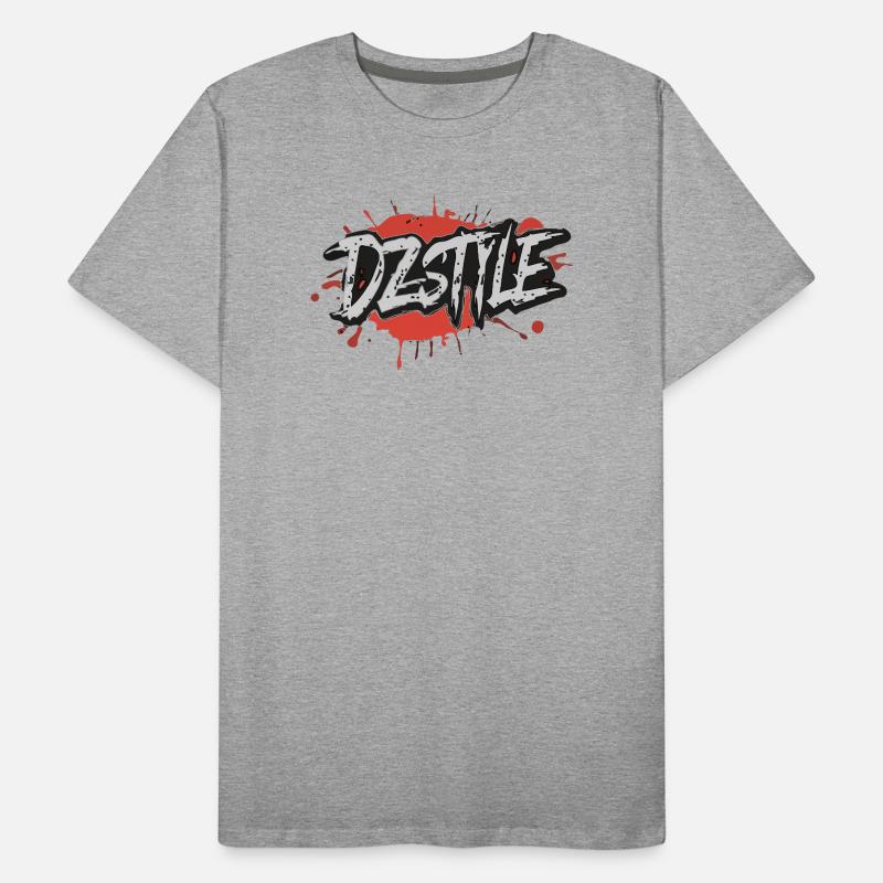 DZ Style Urbain - Graffiti Éclaboussure T-shirt bio Premium Homme