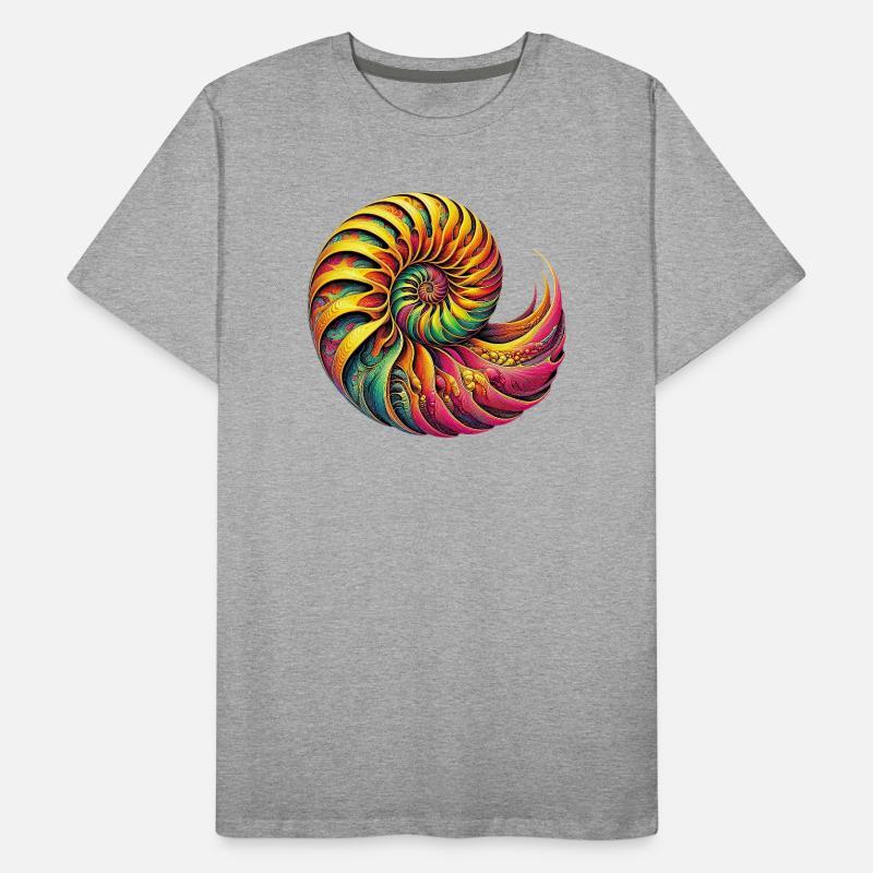 Coquille de Nautilus T-shirt bio Premium Homme