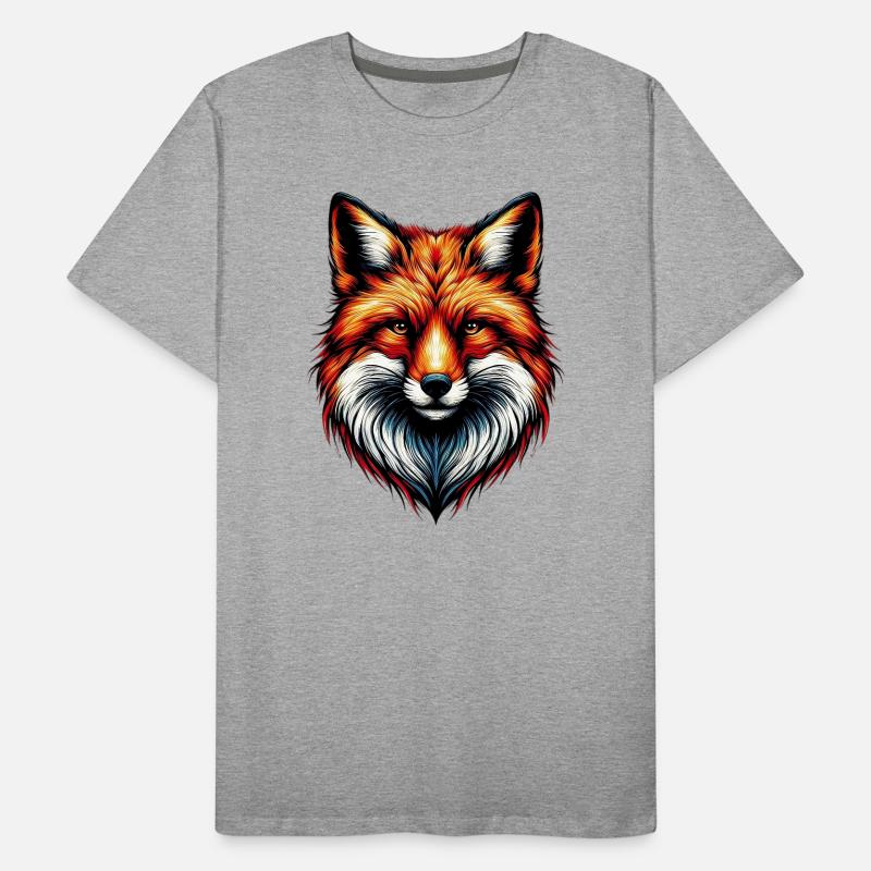 Fuchs Männer Premium Bio T-Shirt