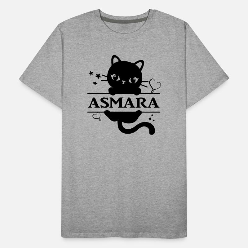 Asmara t-shirt cat gift idea cat Men's Premium Organic T-Shirt