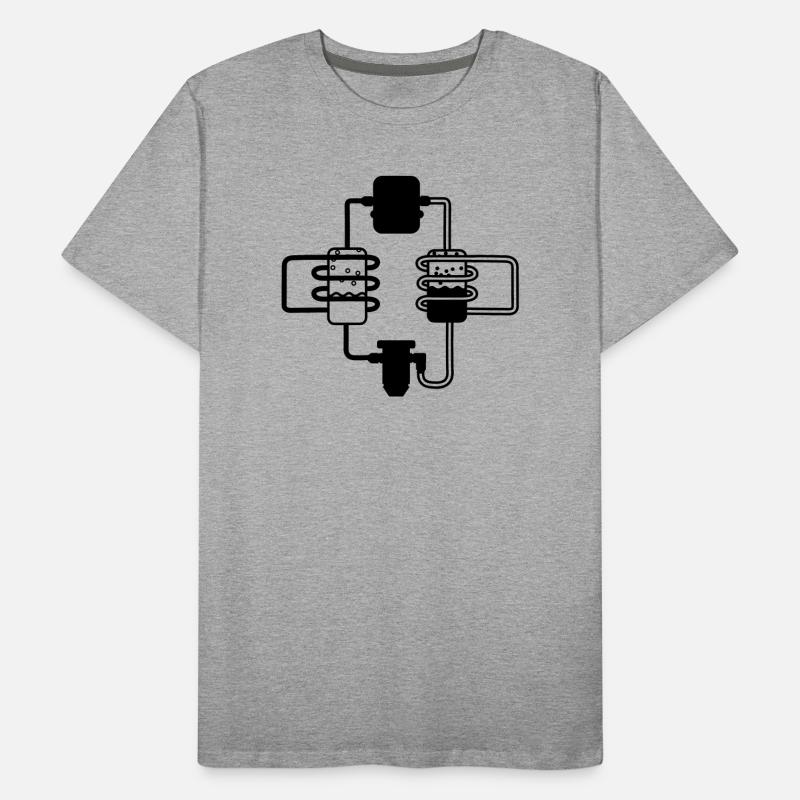 Pompe à chaleur T-shirt bio Premium Homme