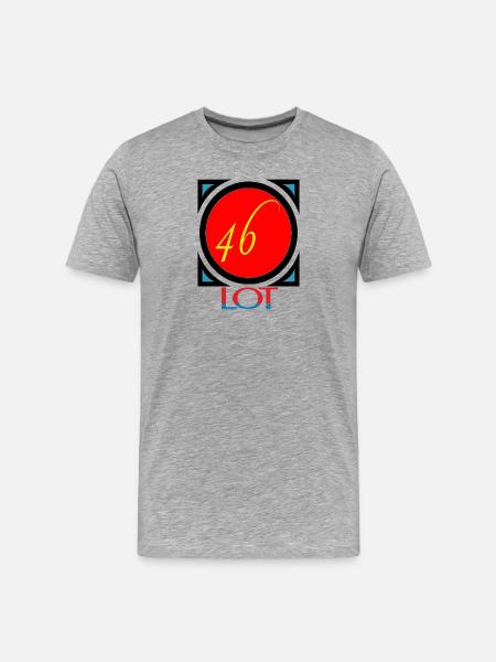 Lot - T-shirt bio Premium Homme - gris chiné