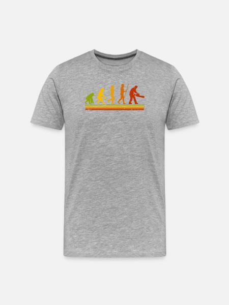 Forester Lumberjack Evolution Firewood - Men's Premium Organic T-Shirt - heather grey