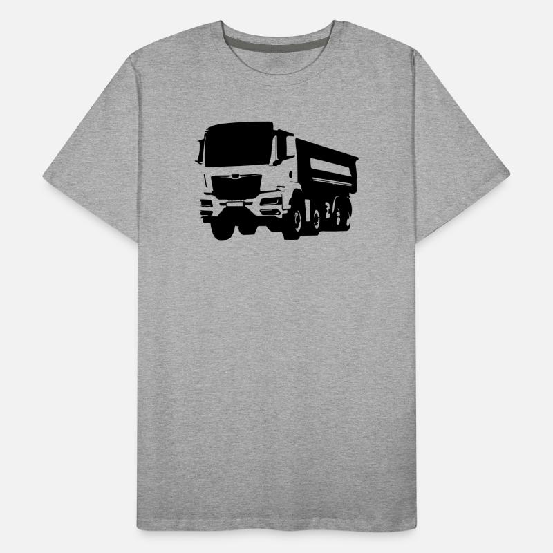 Trucker Life Chauffeur de camion T-shirt bio Premium Homme