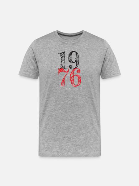Millésime 1976 - T-shirt bio Premium Homme - gris chiné
