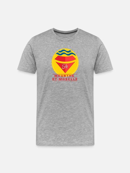 Meurthe-et-Moselle - Men's Premium Organic T-Shirt - heather grey